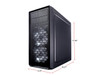 Fractal Design FD-CA-Focus-BK-W Focus G - Mid Tower Computer Case - ATX