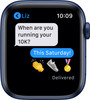 For Parts: Apple Watch 6 GPS 44mm Blue Alum Case Deep Navy Sport Band M00J3LL/A NO POWER