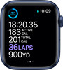 For Parts: Apple Watch 6 GPS 44mm Blue Alum Case Deep Navy Sport Band M00J3LL/A NO POWER
