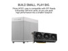 ASUS AP201 Type-C Airflow-focused Micro-ATX,Mini-ITX Computer Case, Support