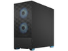 Fractal Design Pop Air RGB Black Cyan Core TG ATX High-Airflow Clear Tempered