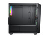 COUGAR MG120-G RGB Black Compact RGB Mini Tower Case with Tempered Glass Side