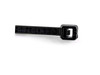 StarTech 100 Pack 4" Cable Ties Black Small Nylon/Plastic Zip Ties Adjustable