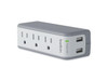 Belkin SurgePlus 2-Port USB Swivel Charger w/ 3 AC Outlets (10 Watts, Combined)