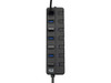 Adesso AUH-3070P 7-Port USB 3.0 Hub with Individual Power Switch & Power Adapter