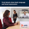 Poly Studio 4K Video System Speaker Bar Small & Medium Conference - Black New