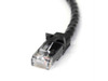 StarTech.com N6PATCH50BK 50 ft. Cat 6 Black Snagless Cat6 UTP Patch Cable - ETL
