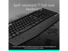 Logitech MK345 Wireless Combo Full-Sized Keyboard with Palm Rest and Comfortable