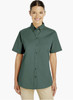 M582W Harriton Ladies Foundation 100% Cotton Short-Sleeve Twill Shirt New