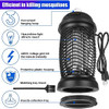 FVOAI Bug Zapper Electronic Mosquito Zapper Fly Zapper Outdoor Indoor - BLACK