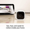 Blink Mini plug-in smart security camera 1080p HD video BCM00300U - White