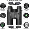 FULLJA High Power Compact Binoculars Easy Focus Waterproof B17-BLACK - Black