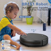 ZCWA Robot 2 in 1 Vacuum and Mop BLACK BR151 MISSING REMOTE