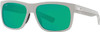 Costa Baffin Sunglasses 06S9030 - Light Grey/Green Mirror