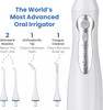 AquaSonic Home Dental Center Rechargeable Power Toothbrush Smart Flosser - White
