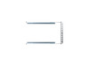 RackSolutions 1U Universal Rail with 24" Depth and Wirebar - Adjustable Mounting RackSolutions 1U Universal Rail with 24" Depth and Wirebar - Adjustable Mounting