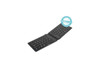 Targus Ergonomic Foldable Bluetooth Antimicrobial Keyboard Black AKF003US
