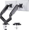 Irongear Dual Monitor Stand Adjustable Gas Spring Mount IG7123 - Black