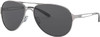 OAKLEY Caveat Sunglasses OO4054 - Polished Chrome Lenses/Grey Frame