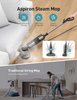 Steam Mop,Aspiron 1100W Electric Spin Scrub Steam Mop AS-CA001