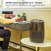 Instant HEPA Quiet Air Purifier with Plasma Ion Technology - Black