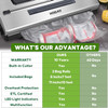 HODAY Vacuum Sealer Machine Food Sealer with Built-in Cutter VS2201 - SILVER