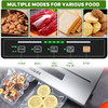 HODAY Vacuum Sealer Machine Food Sealer with Built-in Cutter VS2201 - SILVER