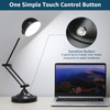 Mlambert 3 Color in 1 LED Desk Lamp with USB Charging Port, Fully Dimmable