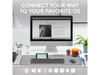 Logitech K585 Slim Wireless Keyboard, Bluetooth & 2.4GHz USB Receiver,