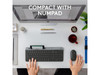 Logitech K585 Slim Wireless Keyboard, Bluetooth & 2.4GHz USB Receiver,