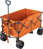 Bliss Hammocks 36in Collapsible Beach Wagon BHW-100-AL - Amber Leaf/Orange