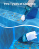 WYBOT 2023 Upgrade Handheld Pool Vacuum with Telescopic Pole - White