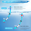 Zipoute Snorkel Dry Top Snorkeling Swimming Training Snorkel Kit M61019 - BLUE