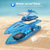 RC Boat for Kids,YEETFTC 2Pack LED Light Remote Control