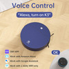 OKP K3 Robot Vacuum Cleaner Self-Charging Robotic Vacuum Cleaner - BLUE