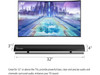 Wohome S05 Sound Bar for TVs, with Bluetooth 5.0 Optical AUX RCA - BLACK