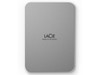 LaCie STLP2000400 2 TB Portable Hard Drive External Moon Silver USB 3.1 Type C