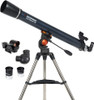 Celestron AstroMaster 90AZ Refractor Telescope for Beginners 21063