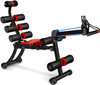 MBB Ab Slim Multi-Functional Yoga Fitness Chair Exercise LS-119E - Red/Black