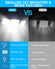 Oulac Solar Outdoor Motion Sensor Lights, 250 LED, 2 PACK - BLACK