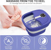 HOSPAN FS02A 2023.8 Upgrade Collapsible FootSpa Electric Rotary Massage - PURPLE