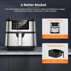 Dreamiracle Air Fryer XL 8Qt Digital Airfryer 8QT 1750W Smart Air Fryer - Black