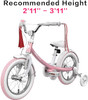 Segway-Ninebot Kids Bicycle 14 in. in Pink with Training Wheels N1KG14 - PINK