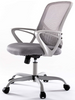 Yangming Office Desk Mid Back Lumbar Support Chair Grey C-1368-GY
