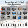 ROCKPALS Foldable Solar Panel 60W SP002 Portable Solar Panel Charger Black/Gray