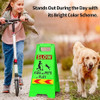 KURPHOYIN Kids at Play Sign 3 Packs Caution Slow Down Kids - GREEN