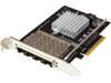 StarTech PEX10GSFP4I StarTech.com SFP+ Server Network Card - 4 Port Nic Card -
