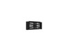 Chief Proximity Component Storage Slide-Lock Panel for AV Systems - Black