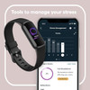 Fitbit Luxe-Fitness Wellness-Tracker Stress Management Sleep-Tracking FB422BKBK
