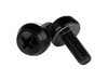 StarTech.com M6 x 12mm - Screws - 100 Pack, Black - M6 Mounting Screws for